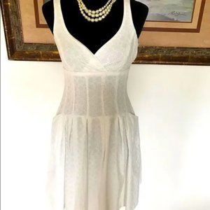 Ralph Lauren Eyelet white dress size 4P